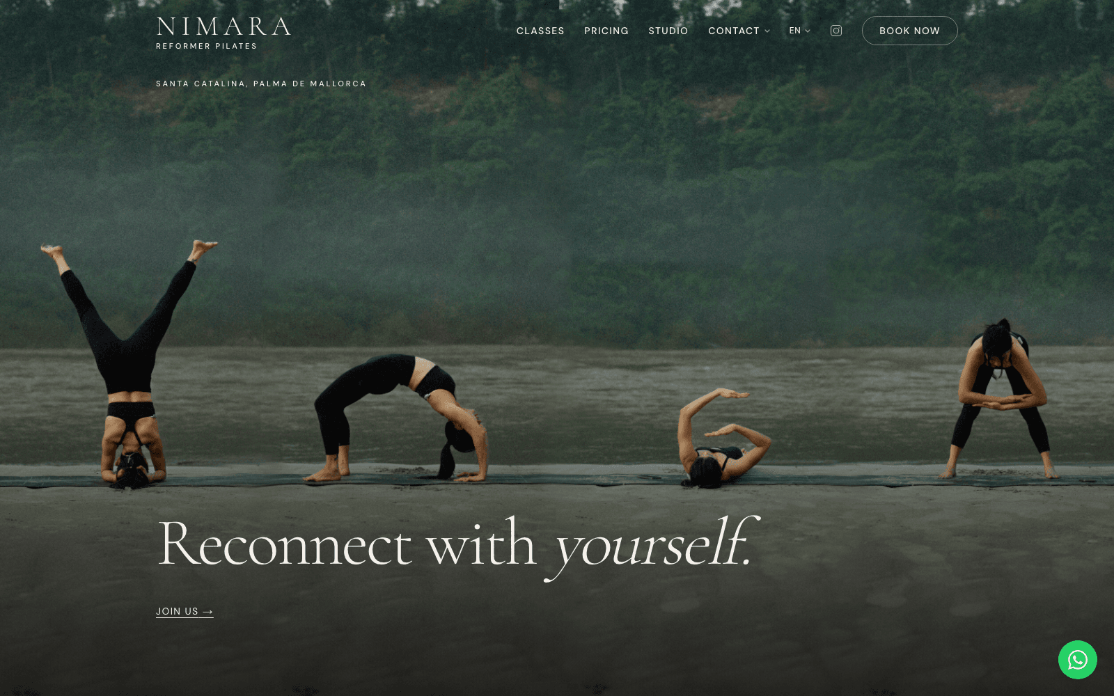 Nimara Pilates website